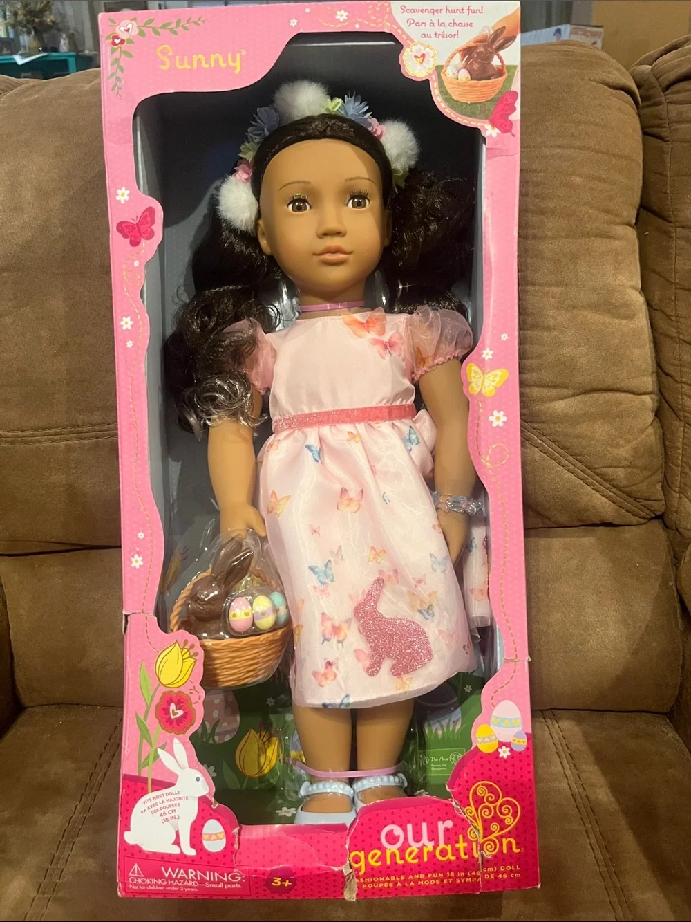Our Generation Sunny Doll in Pink Butterfly Dress